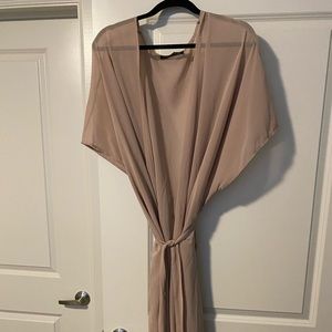 Naked Wardrobe sheer nude duster.